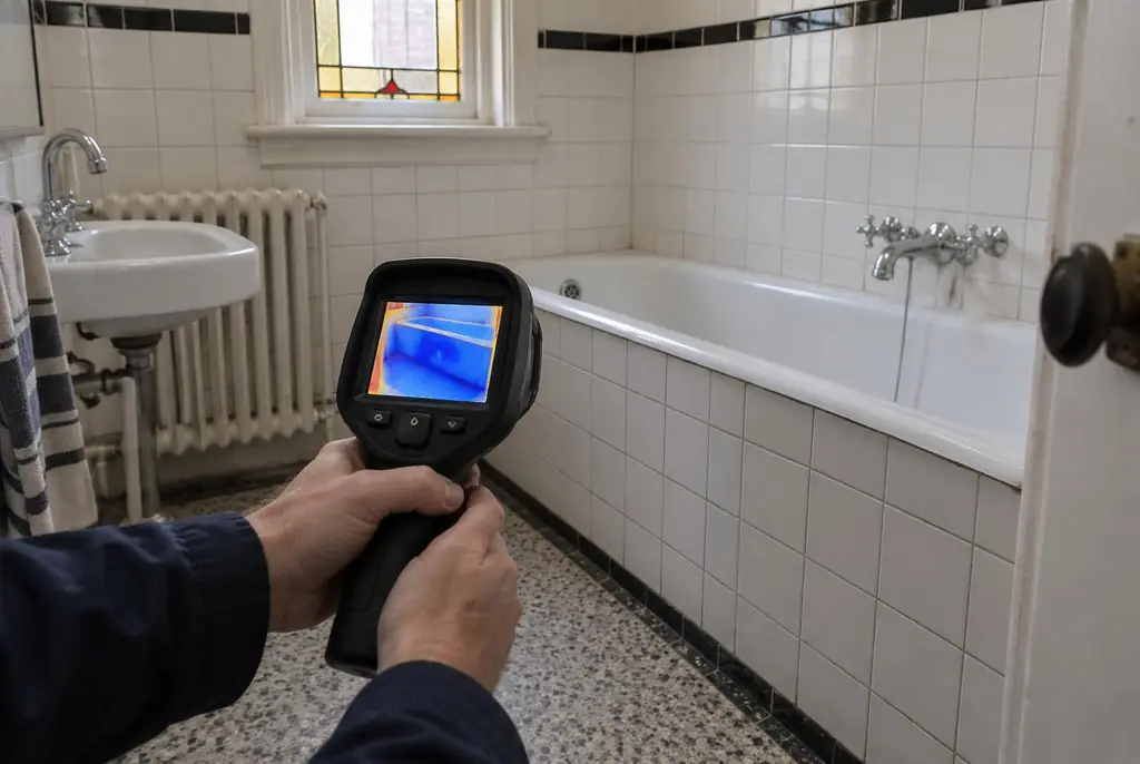 Lekdetectie Uddel – onderzoek in een badkamer van een oudere woning